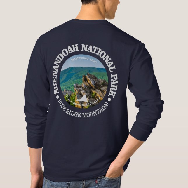 Camiseta Parque Nacional Shenandoah (Verso)