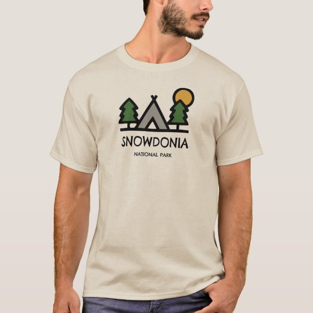 Camiseta Parque Nacional Snowdonia (Frente)