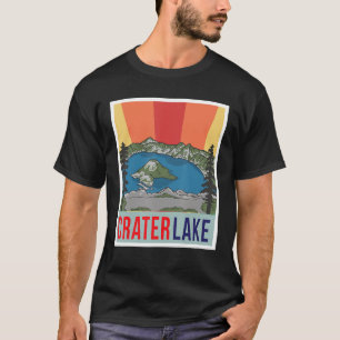 Camiseta Parque Nacional Souvenir Cratera Lake Oregon Touri