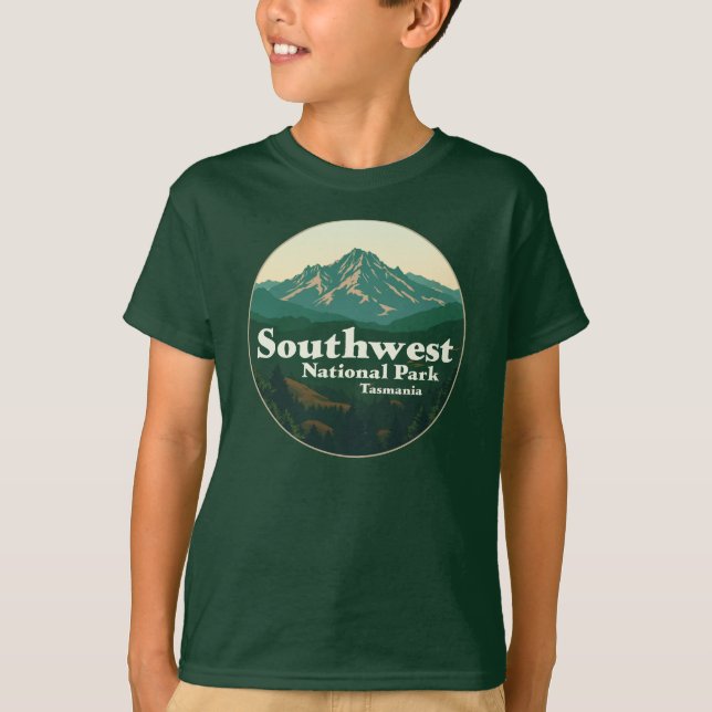 Camiseta Parque Nacional Sudoeste da Tasmania (Frente)