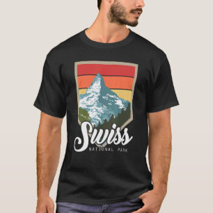 Camiseta Parque Nacional Suíça Suiça Souvenir Hiking Mo