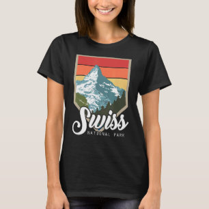 Camiseta Parque Nacional Suíça Suiça Souvenir Hiking Mo