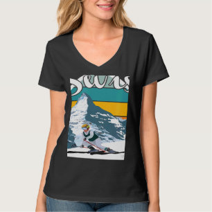 Camiseta Parque Nacional Suíço Lembrança Suíça Montanhas