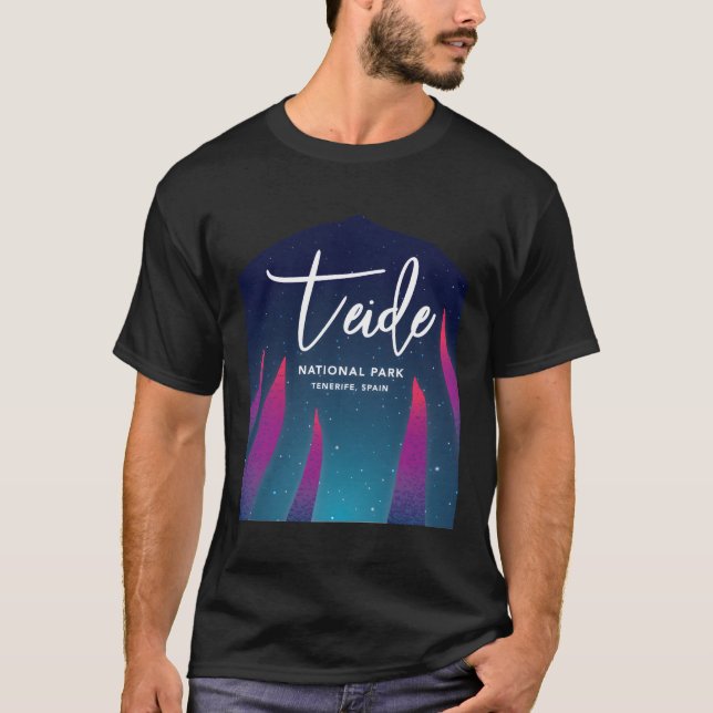 Camiseta Parque Nacional Teide - Tenerife, Espanha (Frente)