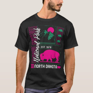 Camiseta Parque Nacional Theodore Roosevelt Dakota do Norte
