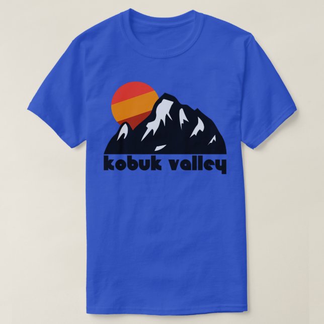 Camiseta Parque Nacional Turístico do Vale do Retro Kobuk,  (Frente do Design)