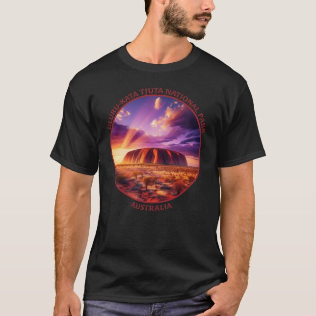Camiseta Parque Nacional Uluru-Kata Tjuta, Austrália (Frente)