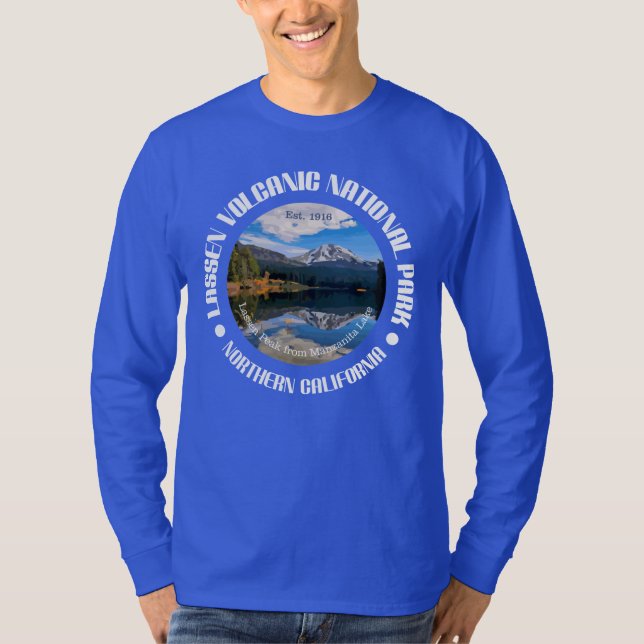Camiseta Parque Nacional Vulcânico Lassen (Frente)