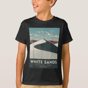 Camiseta Parque Nacional White Sands Acampamento Vintage Hi