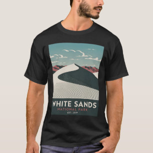 Camiseta Parque Nacional White Sands Acampamento Vintage Hi