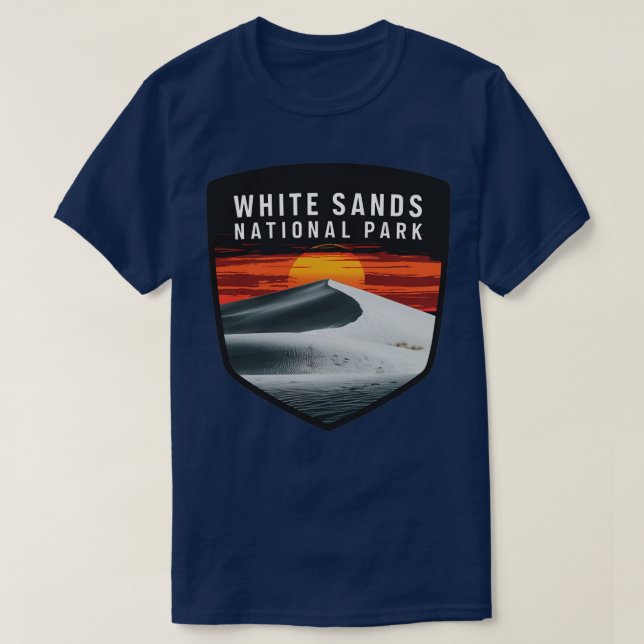 Camiseta Parque Nacional White Sands Novo México 1 (Frente do Design)