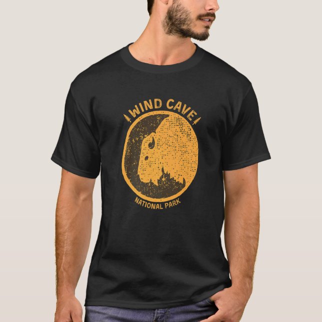Camiseta Parque Nacional Wind Cave South Dakota (Frente)
