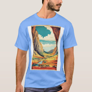 Camiseta Parque Nacional Wind Cave South Dakota USA Vintage