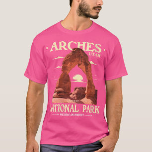 Camiseta Parque Nacional Womens Arches - Campin Retro Hikin