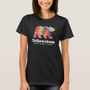 Camiseta Parque Nacional Wyoming Bear Tie Dye Park Wyoming