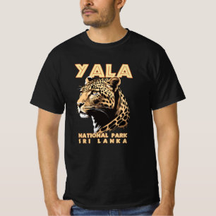 Camiseta Parque Nacional Yala - Leopardo do Sri Lanka