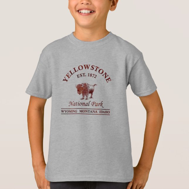 Camiseta Parque nacional Yellowstone (Frente)