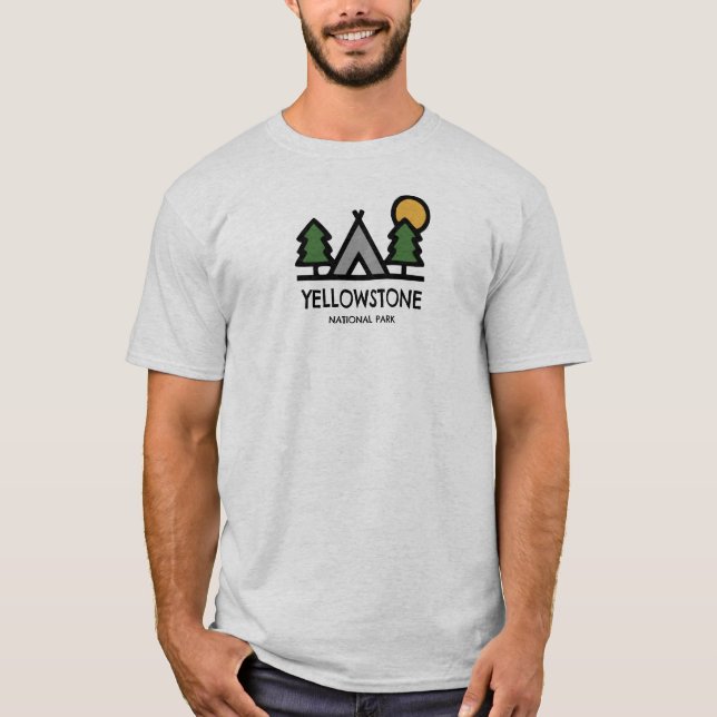Camiseta Parque Nacional Yellowstone (Frente)