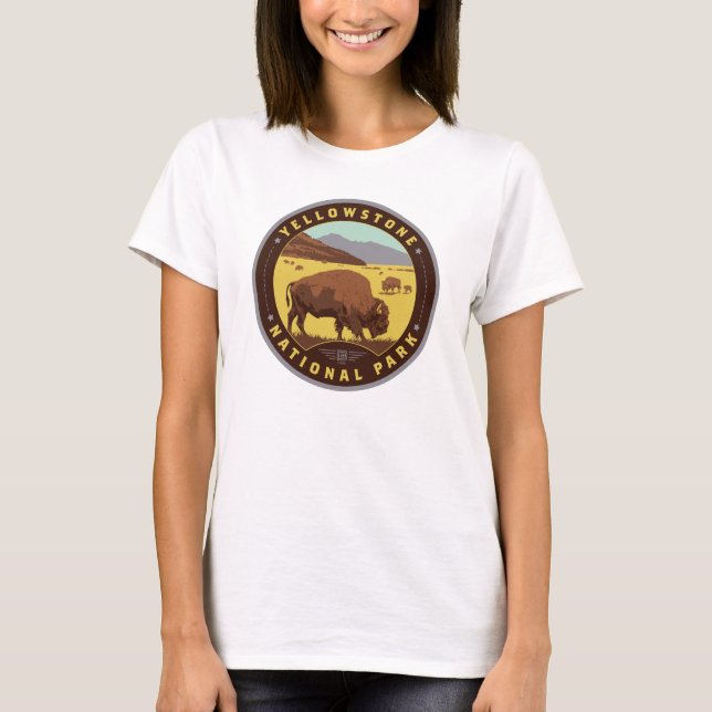 Camiseta Parque Nacional Yellowstone (Frente)