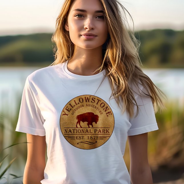 Camiseta Parque nacional Yellowstone (Criador carregado)