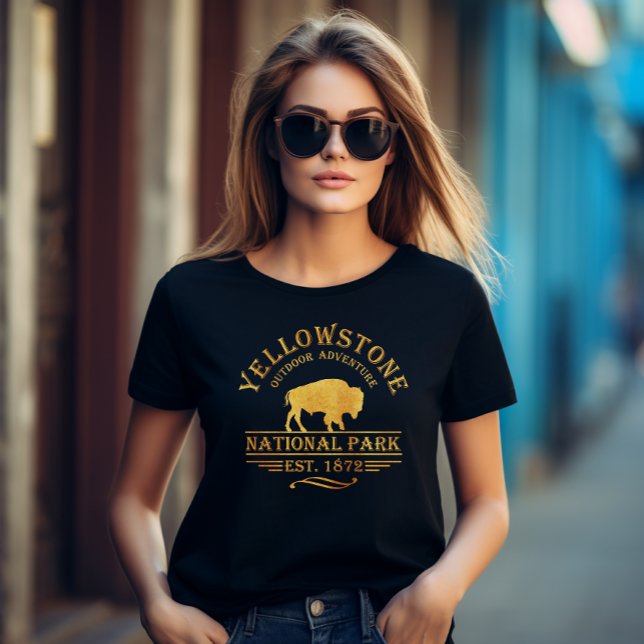 Camiseta Parque nacional Yellowstone (Criador carregado)