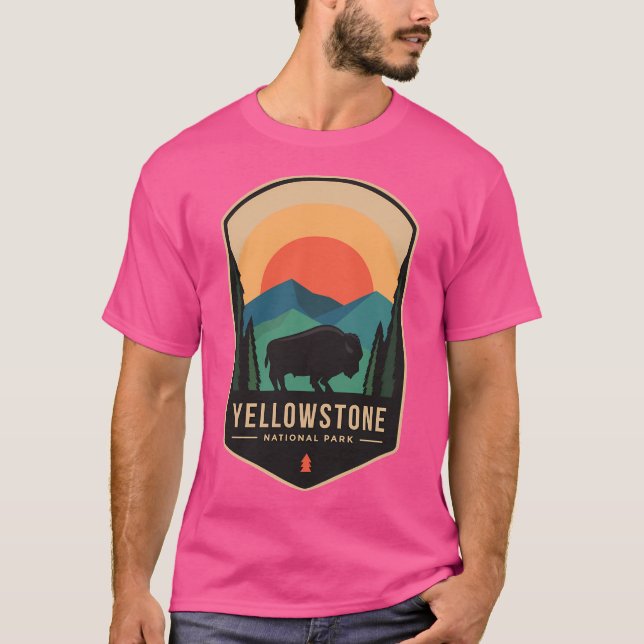 Camiseta Parque Nacional Yellowstone (Frente)