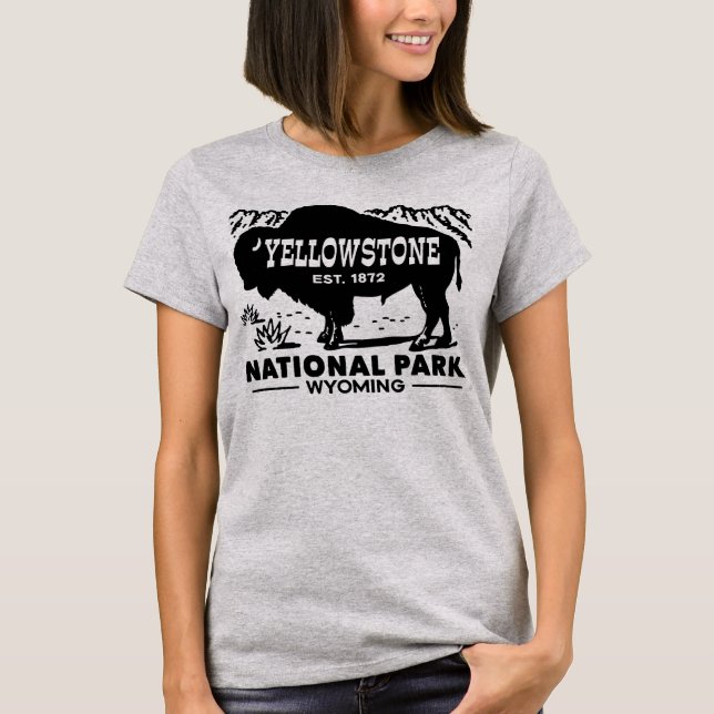 Camiseta Parque Nacional Yellowstone (Frente)
