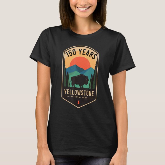 Camiseta Parque Nacional Yellowstone 150 Anos (Frente)