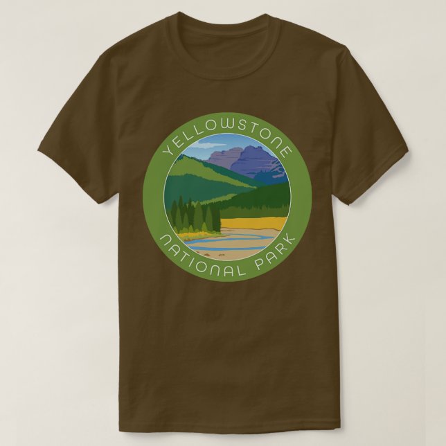 Camiseta Parque Nacional Yellowstone 5 (Frente do Design)