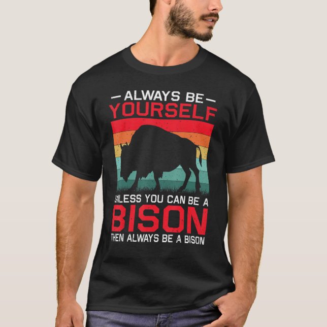 Camiseta Parque Nacional Yellowstone Bison Buffalo Vestuári (Frente)