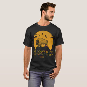 Camiseta Parque Nacional Yellowstone, Eusa Vintage Retro Bi