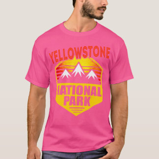 Camiseta Parque Nacional Yellowstone Vintage ao ar livre ca