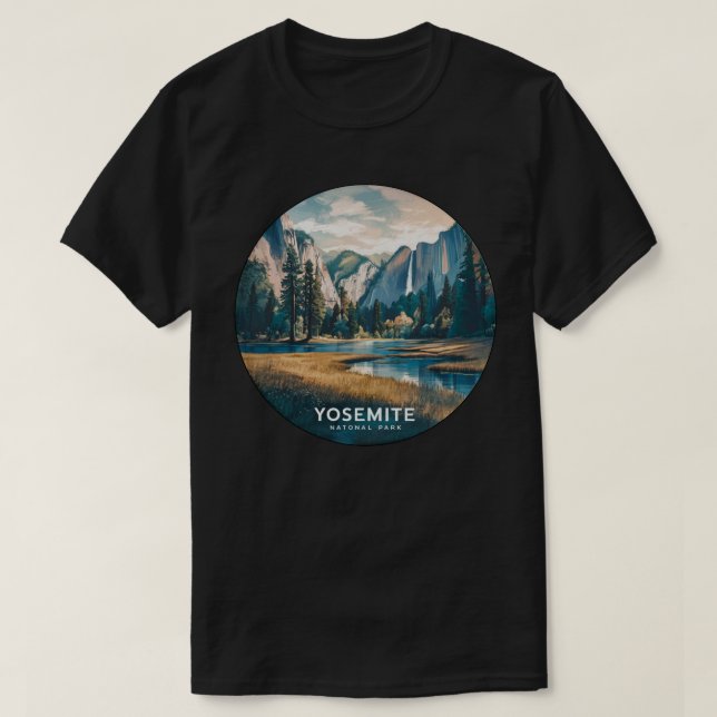 Camiseta Parque Nacional Yosemite (Frente do Design)
