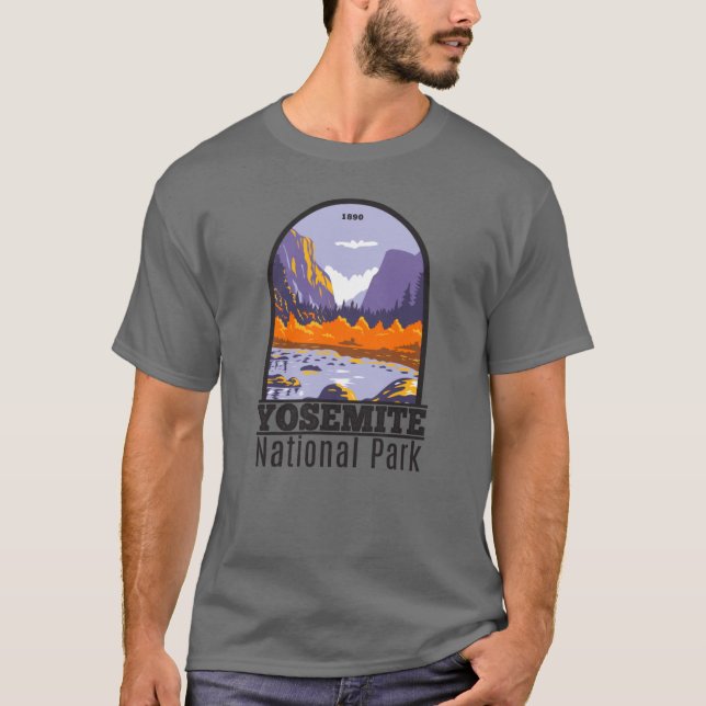 Camiseta Parque Nacional Yosemite El Capitan No Outono (Frente)