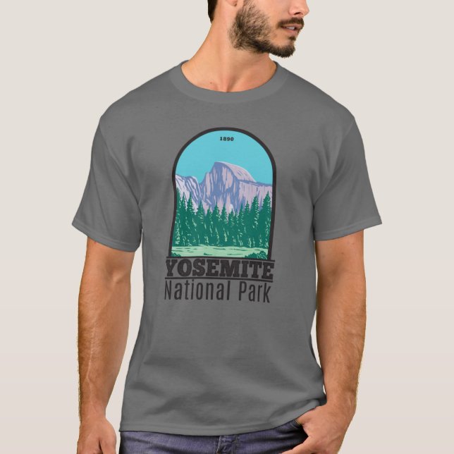 Camiseta Parque Nacional Yosemite, Metade Dome California (Frente)