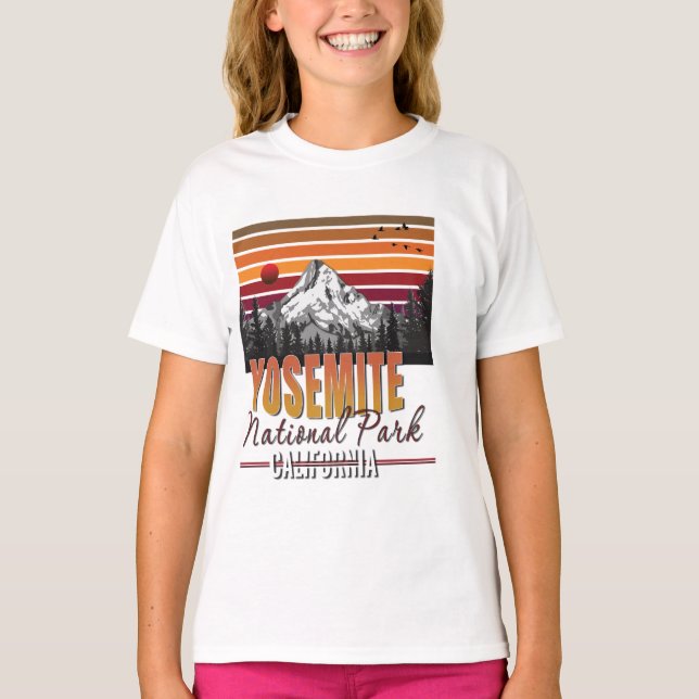 Camiseta Parque Nacional Yosemite - roupa (Frente)