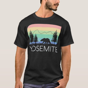 Camiseta Parque Nacional Yosemite, Vintage Retro Half Dome 