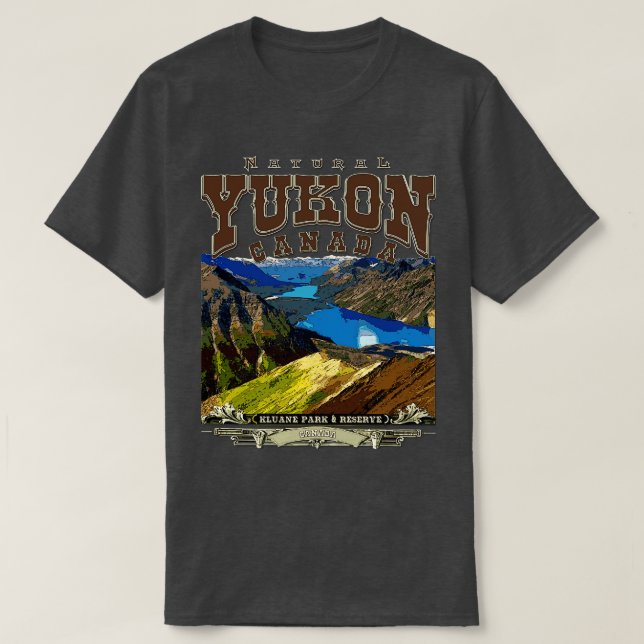 Camiseta Parque Nacional Yukon Kluane Canadá (Frente do Design)