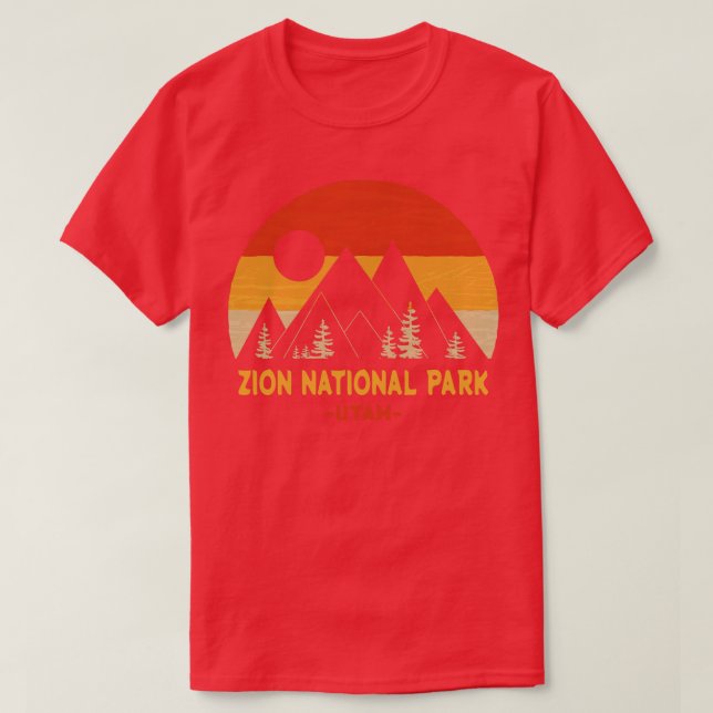 Camiseta Parque Nacional Zion 2 (Frente do Design)
