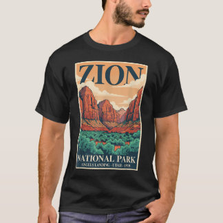 Camiseta Parque Nacional Zion Anjos da Terra Outdoor Utah