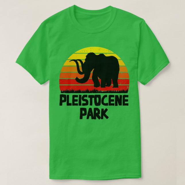 Camiseta Parque Pleistocene 1 (Frente do Design)