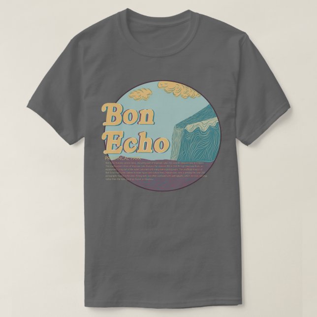 Camiseta Parque Provincial Bon Echo Ontario (Frente do Design)