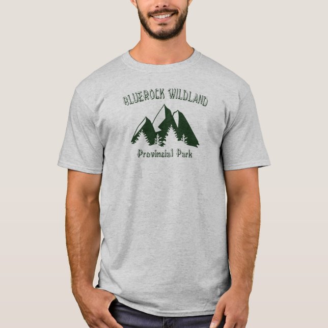 Camiseta Parque Provincial de Bluerock Wildland (Frente)