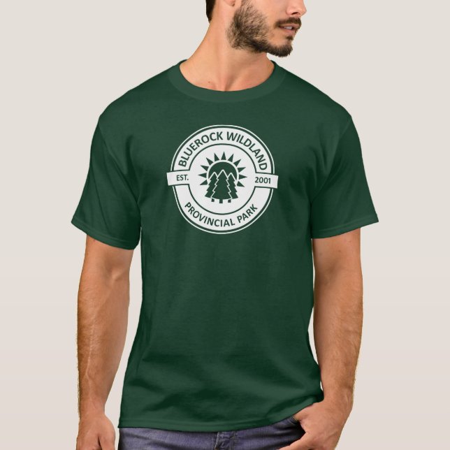Camiseta Parque Provincial Wildland Bluerock Sun Trees (Frente)