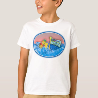 Camiseta Parque selvagem 2009 da água de Duckies (miúdos,