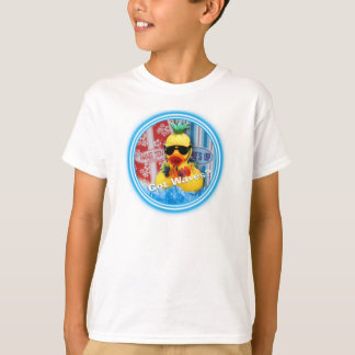 Camiseta Parque selvagem 2009 da água de Duckies (miúdos,