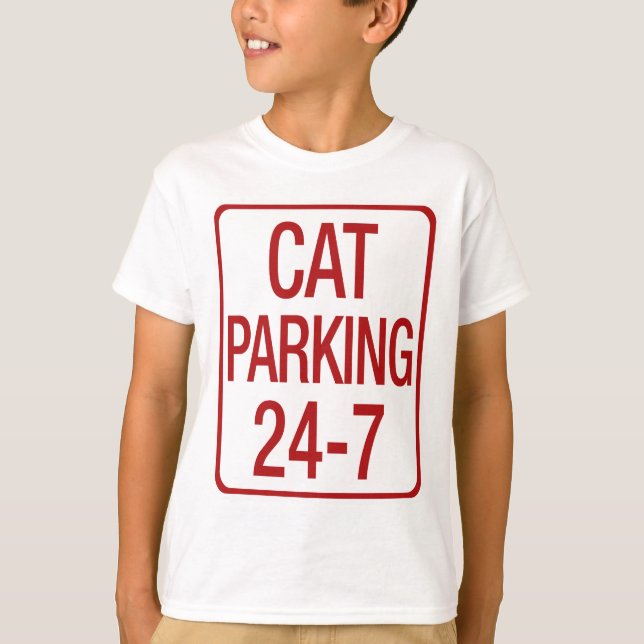 Camiseta Parqueamento de Gatos (Frente)