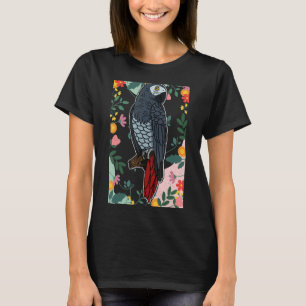 Camiseta Parques de Cinza africanos Biólogo Ornitólogo Bird