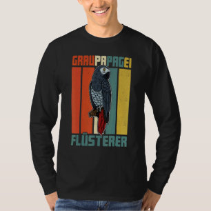 Camiseta Parques de Cinza africanos Biólogo Ornitólogo Bird