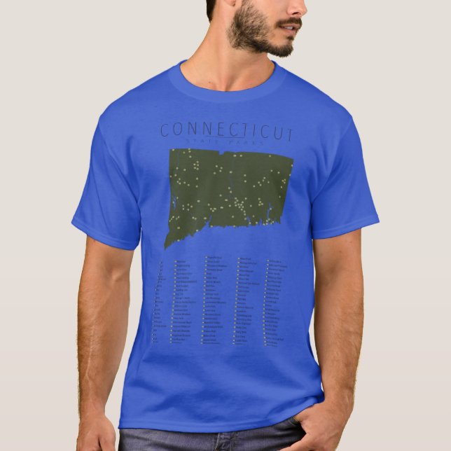 Camiseta Parques de Connecticut Sobredimensionados (Frente)